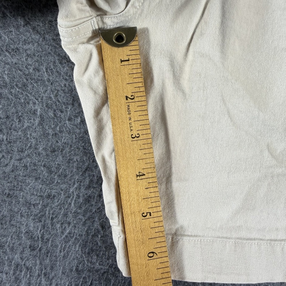 Chubbies Shorts Size XL Beige Khaki 6" Inseam Stretch Waist Cotton Blend - Picture 4 of 5